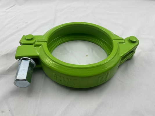 トラックによって取付けられる具体的なポンプ トラックの部品の炭素鋼5インチのパイプ・クランプ