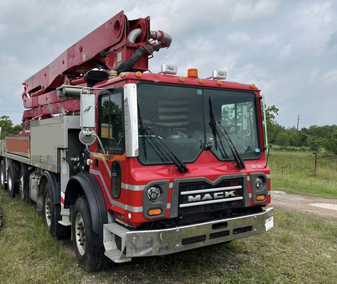 上のブランドHB56K 56m連結されたブームの具体的なポンプ トラック
